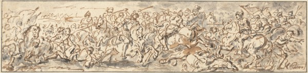 Cavalry Battle. Creator: Walter Paris.