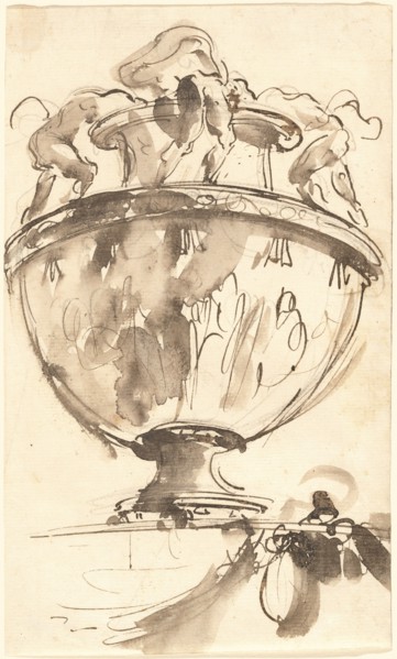 A Fantastic Vase, 1746/1747. Creator: Giovanni Battista Piranesi.