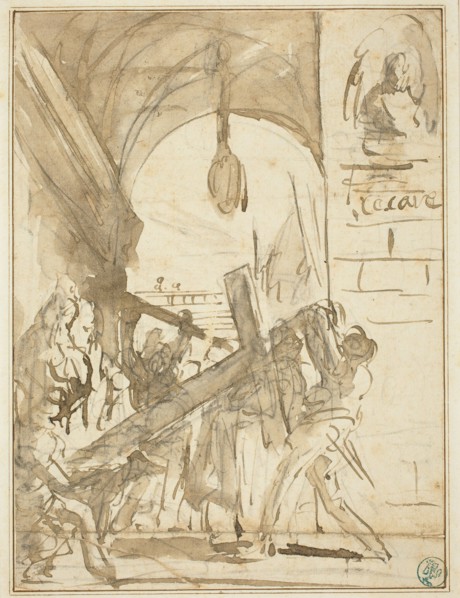 The Carrying of the Cross, 1747. Creator: Giovanni Battista Piranesi.