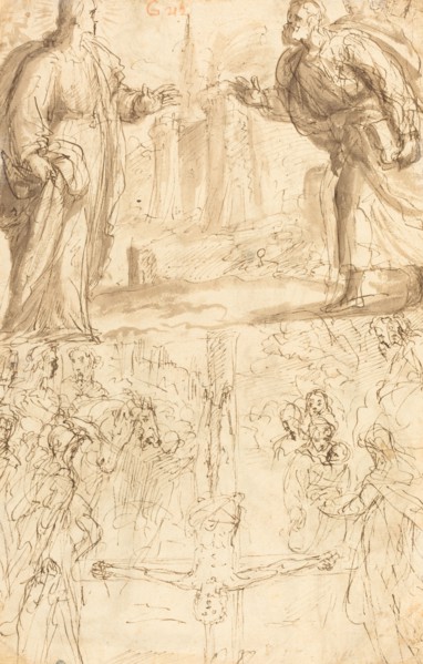 Crucifixion of Saint Peter. Creator: Giulio Cesare Procaccini.