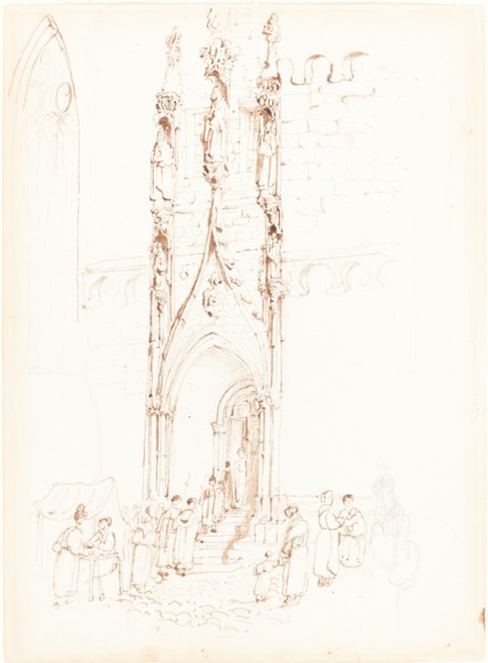 A Gothic Arch. Creator: John Skinner Prout.