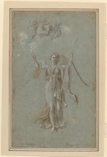 Study for Figure of Fame. Creator: Biagio Pupini.