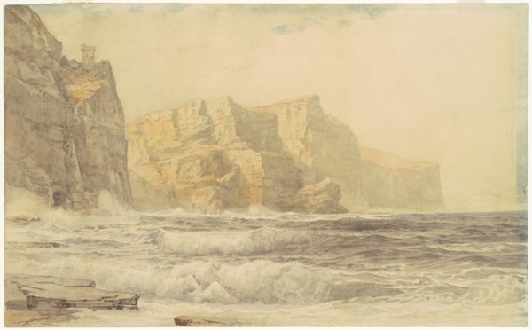 Baldart Castle, Kilkee, County Clare, Ireland, 1892. Creator: William Trost Richards.