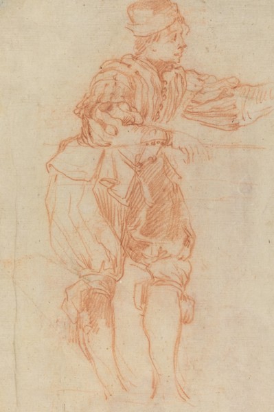 Man Leaning on a Rail [verso]. Creator: Matteo Rosselli.