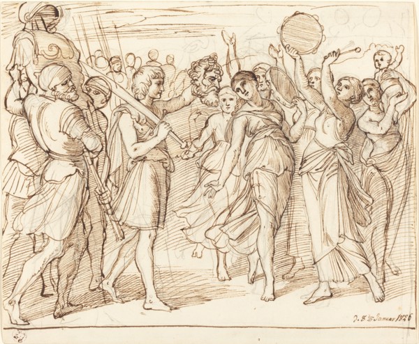 The Triumph of David, 1826. Creator: Julius Schnorr von Carolsfeld.