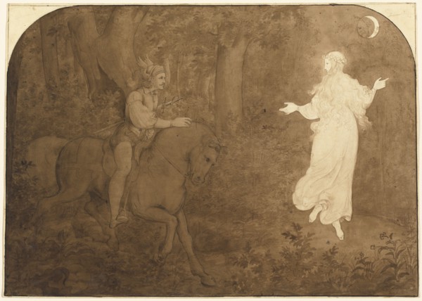 The Apparition in the Forest, 1823. Creator: Moritz von Schwind.