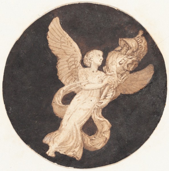 Vignette for a Title Page: "Winged Victory". Creator: Thomas Stothard.