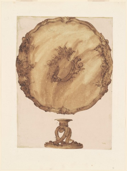 A Salver with Two Bases, 1755/1760. Creator: Luigi Valadier.