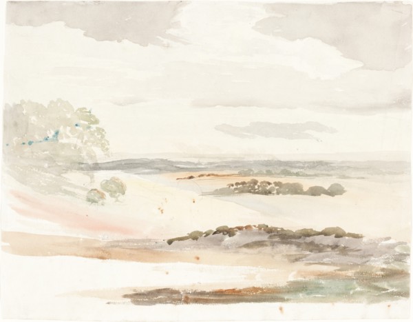 An Extensive View in Shropshire, 1803. Creator: Cornelius Varley.