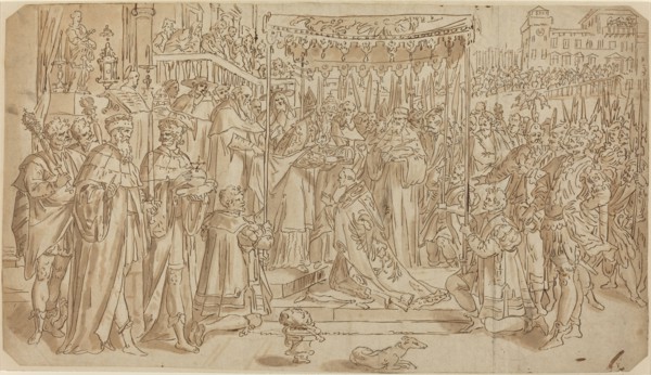 Coronation of the Emperor. Creator: Vos, Maarten de, after.