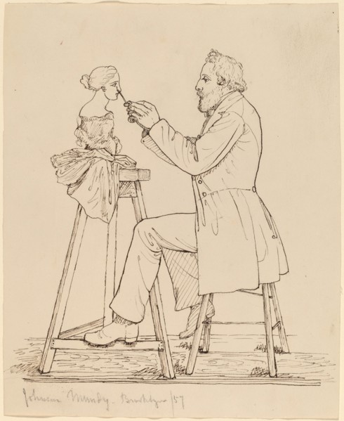 Johnson Mundy, Sculptor, 1857. Creator: John Quincy Adams Ward.