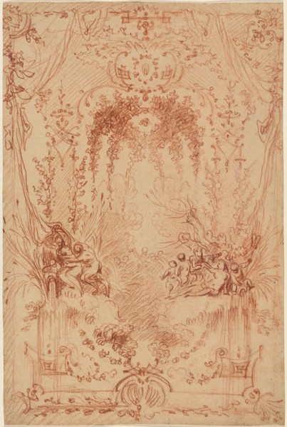 The Bower, c. 1716. Creator: Jean-Antoine Watteau.