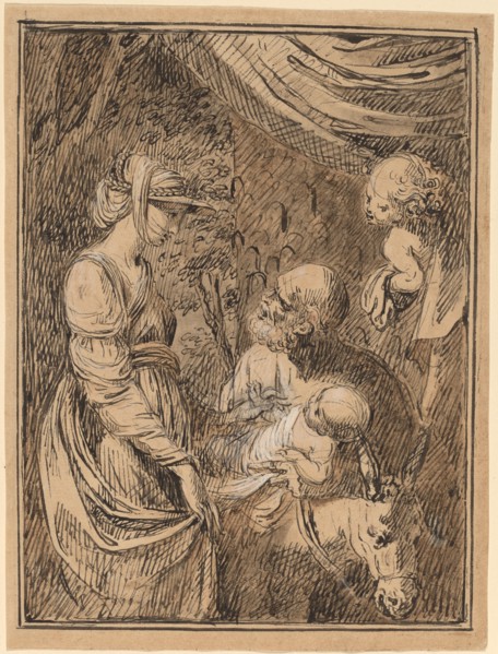 The Flight into Egypt, c. 1800. Creator: Benjamin West.