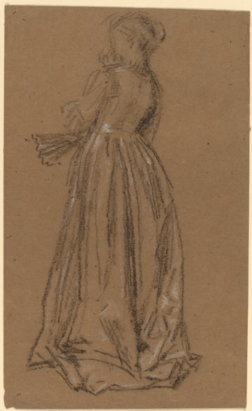 Woman with a Fan, 1873/1875. Creator: James Abbott McNeill Whistler.