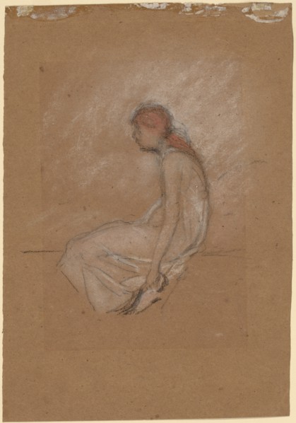 Seated Woman with Red Hair, 1870/1873. Creator: James Abbott McNeill Whistler.