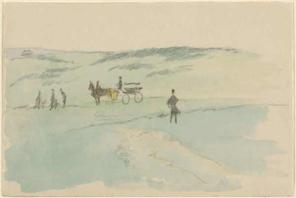 Landscape with Figures and a Carriage. Creator: David Wilkie.