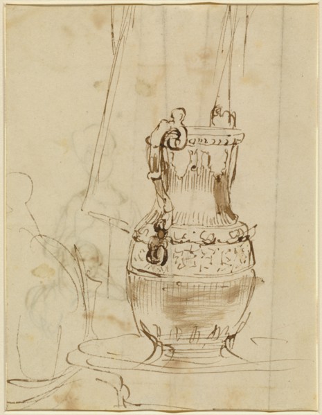 An Ornate Ewer [recto]. Creator: David Wilkie.