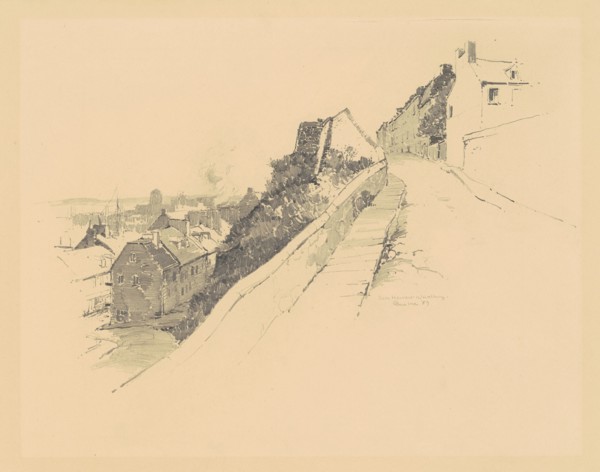 Near Hope Gate, Quebec, 1889. Creator: Charles Herbert Woodbury.