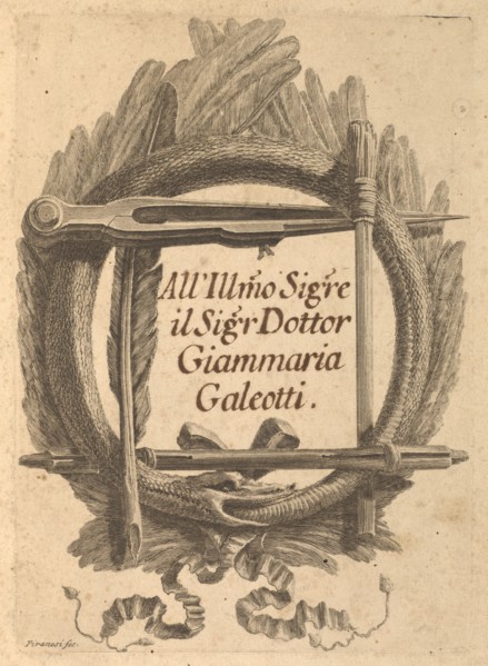 Lettere di Giustificazione scritte a Milord Charlemont e a' di lui Agenti di Roma, 1757. Creator: Giovanni Battista Piranesi.