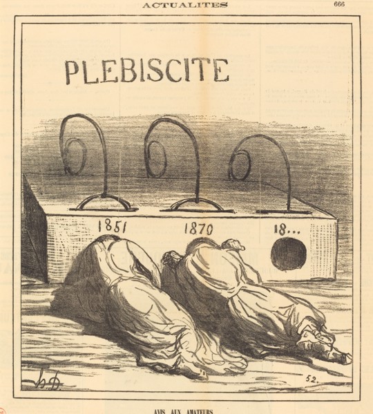 Avis aux amateurs, 1871. Creator: Honore Daumier.