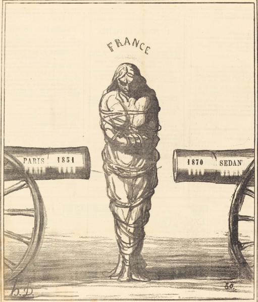 Histoire d'un règne, 1870. Creator: Honore Daumier.