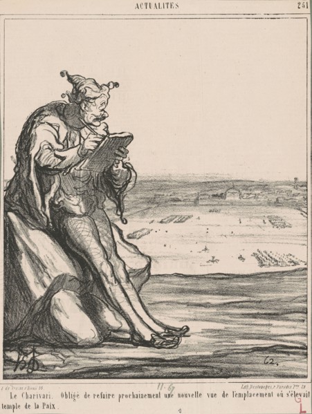 Le Charivari, obligé de refaire prochainement une nouvelle vue..., 19th century. Creator: Honore Daumier.