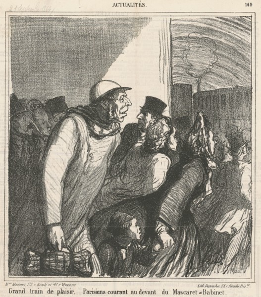 Grand train de plaisir, 19th century. Creator: Honore Daumier.