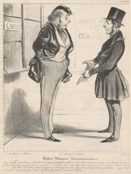 Robert Macaire commissionnaire, 19th century. Creator: Honore Daumier.