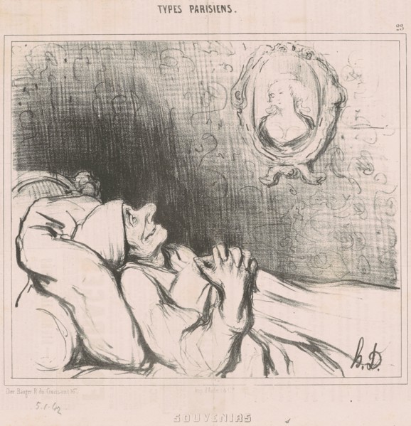 Souvenirs, 19th century. Creator: Honore Daumier.