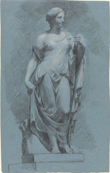 The "Farnese Flora" at Stourhead. Creator: Samuel Woodforde.
