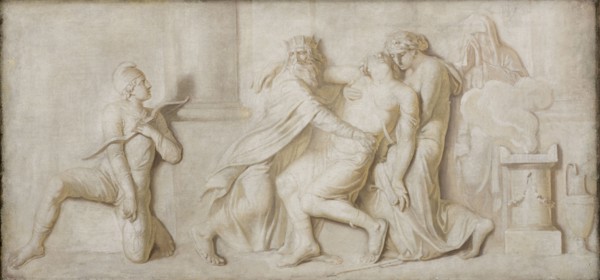 Death of Achilles by Paris' Arrow, 1794-1798. Creator: Nicolai Abraham Abildgaard.