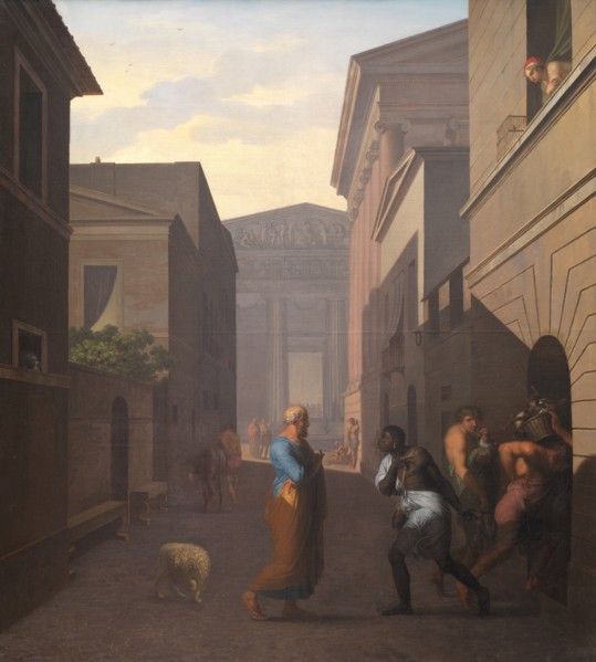 Simo and his former slave Sosia, 1803. Creator: Nicolai Abraham Abildgaard.