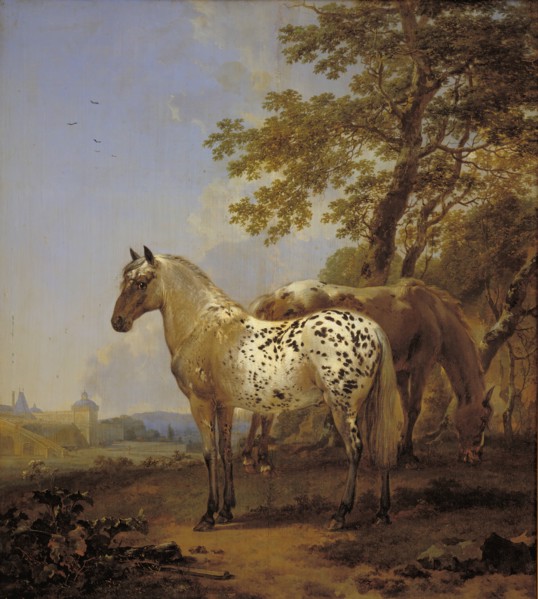 Two Horses in a Landscape, 1635-1683. Creator: Nicolaes Berchem.