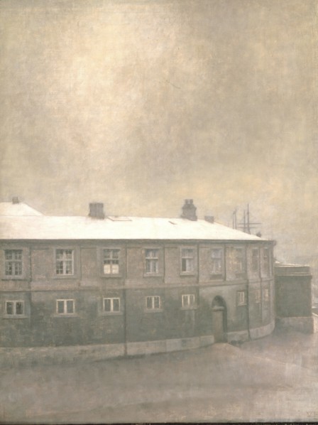 A Wing of Christiansborg Palace;From the Old Christiansborg Palace, Copenhagen, 1907. Creator: Vilhelm Hammershøi.