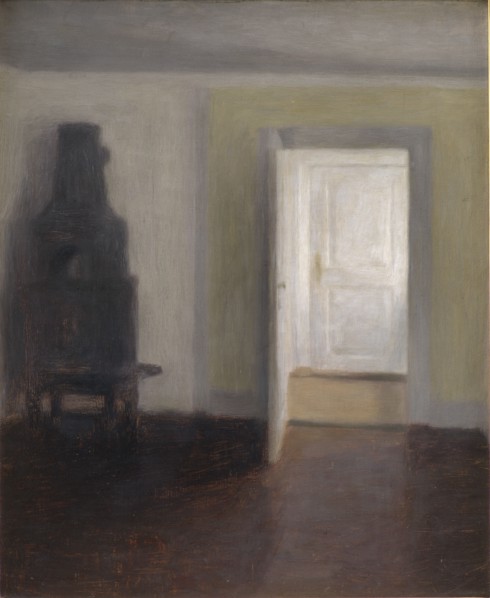 Interior - An Old Stove;The Old Jamb Stove, 1888. Creator: Vilhelm Hammershøi.