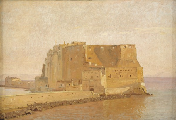 Castel dell'Ovo in Naples, 1839-1840. Creator: Christen Købke.
