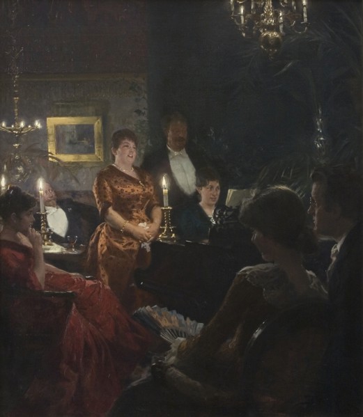 A Duet, 1887. Creator: Peder Severin Kroyer.