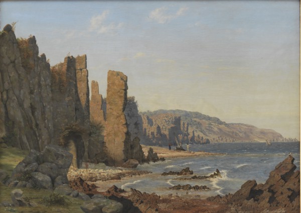A Rocky Coast. Ro, Bornholm, 1843. Creator: Vilhelm Kyhn.