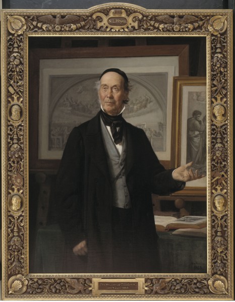 The Art Historian Niels Lauritz Hoyen, 1868. Creator: Wilhelm Marstrand.