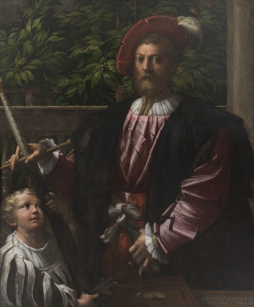Portrait of Lorenzo Cybo, 1523. Creator: Parmigianino.