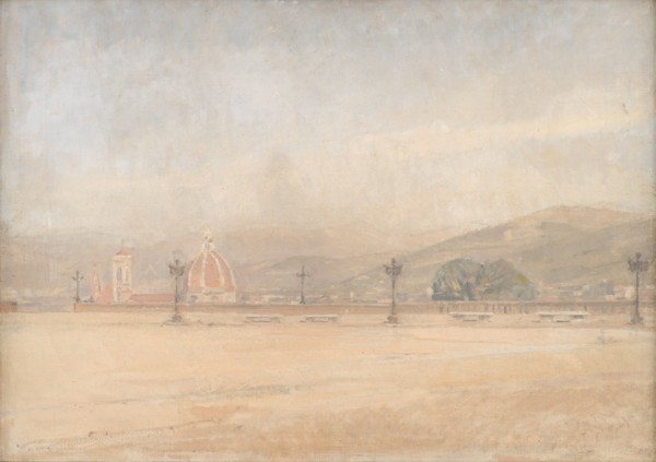 Piazzale Michelangelo near Florence, 1910. Creator: Karl Schou.