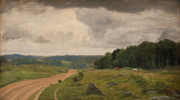 Landscape at Kongens Moller, Sealand. Afternoon Light;View from the Region around Kongens Moller. Af Creator: Peter Christian Thamsen Skovgaard.