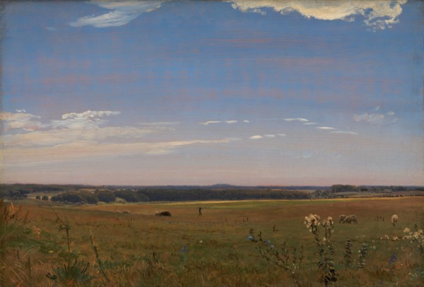 View towards the Beldringe manor, 1847. Creator: Peter Christian Thamsen Skovgaard.