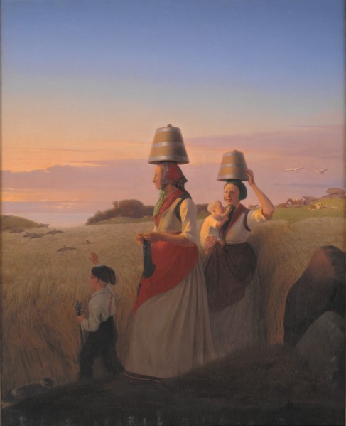 Rural Scene, 1848. Creator: Jorgen Sonne.