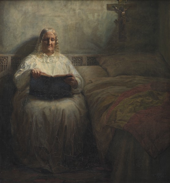 Leonora Christina in the Maribo Monastery, 1882. Creator: Kristian Zahrtmann.