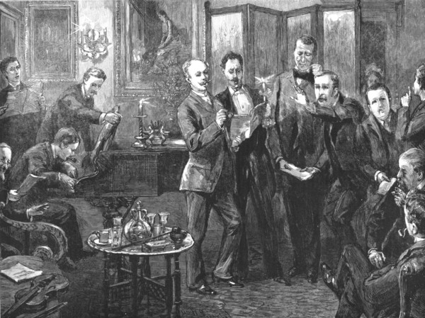 ''"Friends Of Harmony"', 1891. Creator: Sydney Prior Hall.
