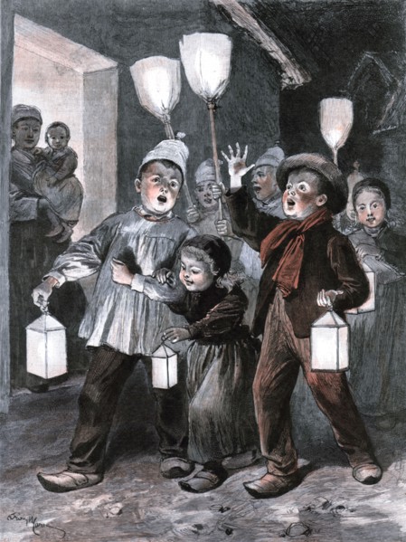 ''A Curious Custom in Brittany', 1891. Creator: Adrien Marie.
