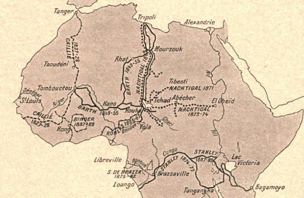 ''Grands itineraires africains; L'Ouest Africain', 1914. Creator: Unknown.