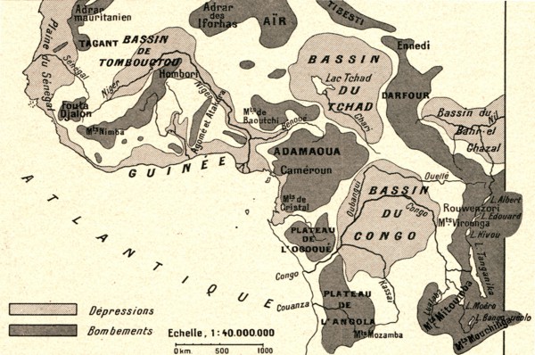 ''Trous et bosses de l'Ouest africain; L'Ouest Africain', 1914. Creator: Unknown.