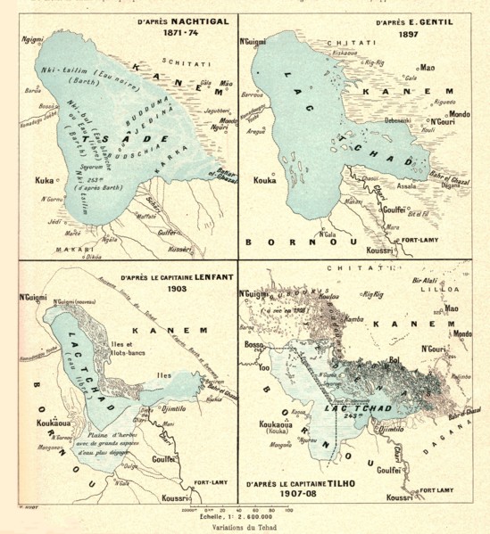 ''Variations du Tchad; L'Ouest Africain', 1914. Creator: Unknown.